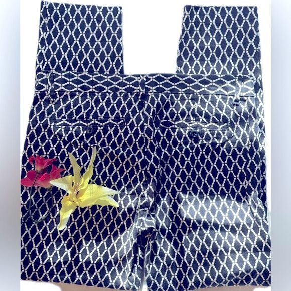 Gap Slim City navy & white detailed pants! - Picture 5 of 14